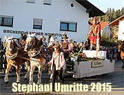 425 Jahre Stephani Umritt in Erharting und andere Stephani Ritte am 26.12.2015 (©Foto: Martin Schmitz)